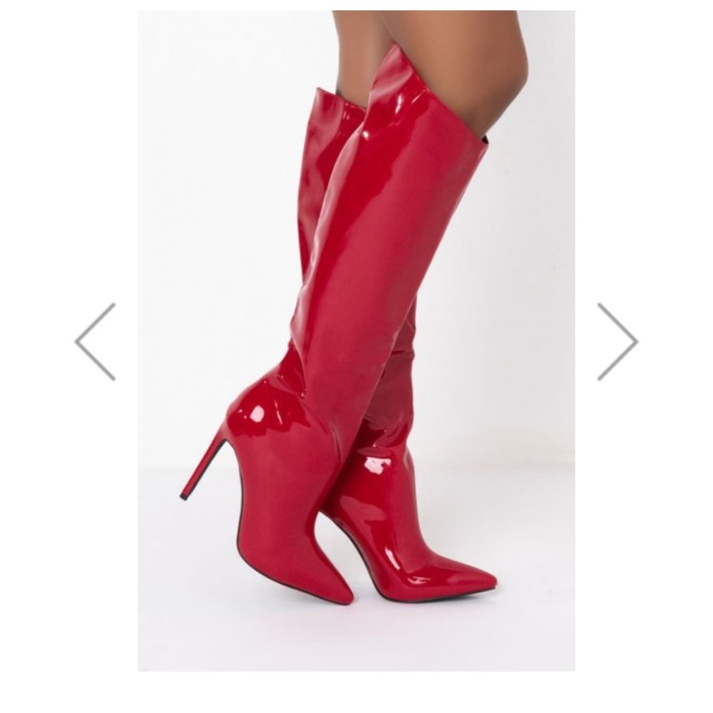Azalea Wang Prove me wrong red boots